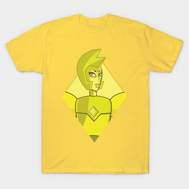 Yellow Diamond T-Shirt by Spiral-Squid